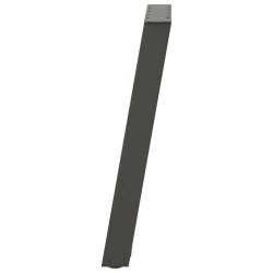 Pieds de table à manger en U 2 pièces Anthracite 50 x (72-73) cm Acier 567010567010