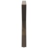 Pieds de table à manger 2 pièces Acier naturel 90 x (72-73,3) cm Acier 567017567017