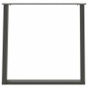 Pieds de table à manger en U 2 pièces Anthracite 70 x (72-73) cm Acier 567018567018