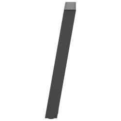 Pieds de table à manger en U 2 pièces Anthracite 60 x (72-73) cm Acier 567024567024