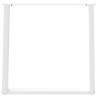 Pieds de table à manger en U 2 pièces Blanc 80 x (72-73) cm Acier 567026567026