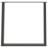 Pieds de table à manger en U 2 pièces Anthracite 80 x (72-73) cm Acier 567027567027