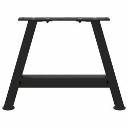 Pieds de table basse en forme de A, 2 pièces, noir, 50 x (30-31) cm, acier 567030567030