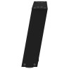 Pieds de table basse en U, 2 pièces, noir, 50 x (30-31) cm, acier 567036567036