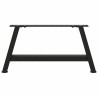 Pieds de table basse en forme de A, 2 pièces, noir, 60 x (30-31) cm, acier 567048567048