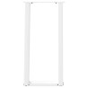 Pieds de table console en U, 2 pièces, blanc, 38 x (72-73) cm, acier 567050567050