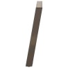Pieds de table à manger en forme de U, 2 pièces, acier naturel, 90 x (72-73) cm 567053567053