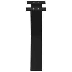 Pieds de table basse en forme de X, 2 pièces, noir, 50 x (42-43) cm, acier 567059567059