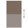 Store enrouleur occultant café 140x210cm largeur du tissu 567062567062
