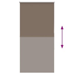 Store enrouleur occultant café 70x175cm largeur du tissu 65,7cm 567076567076