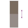 Store enrouleur occultant café 50x175cm largeur du tissu 45,7cm 567109567109