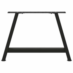 Pieds de table basse en forme de A, 2 pièces, noir, 60 x (42-43) cm, acier 567119567119