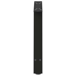 Pieds de table basse en forme de A, 2 pièces, noir, 60 x (42-43) cm, acier 567119567119