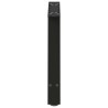 Pieds de table basse en forme de A, 2 pièces, noir, 60 x (42-43) cm, acier 567119567119
