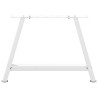 Pieds de table basse en forme de A 2 pièces Blanc 70 x (42-43) cm Acier 567122567122