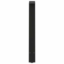 Pieds de table à manger en forme de A, 2 pièces, noir, 50 x (72-73) cm, acier 567123567123