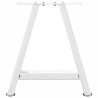 Pieds de table basse en forme de A, 2 pièces, blanc, 50 x (42-43) cm, acier 567125567125