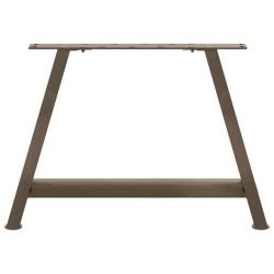Pieds de table basse en forme de A, 2 pièces, 60 x (42-43) cm, acier 567131567131