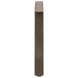 Pieds de table basse en forme de A, 2 pièces, 60 x (42-43) cm, acier 567131567131