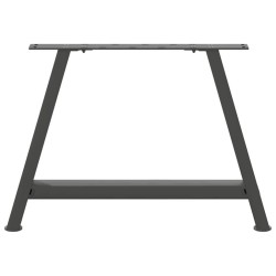 Pieds de table basse en forme de A 2 pièces Anthracite 60 x (42-43) cm Acier 567139567139