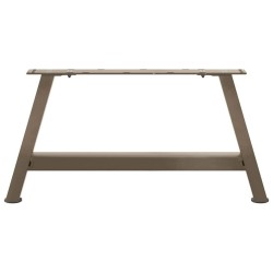 Pieds de table basse en forme de A, 2 pièces, 60 x (30-31) cm, acier 567141567141