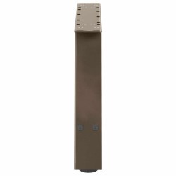 Pieds de table basse en forme de A, 2 pièces, 60 x (30-31) cm, acier 567141567141
