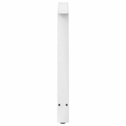 Pieds de table à manger en forme de A, 2 pièces, blanc, 100 x (72-73) cm, acier 567151567151