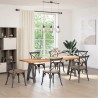 Pieds de table à manger en forme de A 2 pièces Anthracite 60 x (72-73) cm Acier 567160567160
