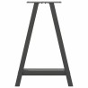 Pieds de table à manger en forme de A 2 pièces Anthracite 60 x (72-73) cm Acier 567160567160