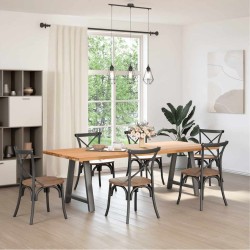 Pieds de table à manger en forme de A 2 pièces Anthracite 80 x (72-73) cm Acier 567165567165