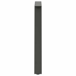 Pieds de table à manger en forme de A 2 pièces Anthracite 80 x (72-73) cm Acier 567165567165