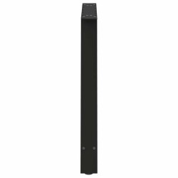 Pieds de table à manger en forme de A, 2 pièces, noir, 90 x (72-73) cm, acier 567168567168