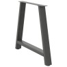 Pieds de table à manger en forme de A 2 pièces Anthracite 90 x (72-73) cm Acier 567169567169