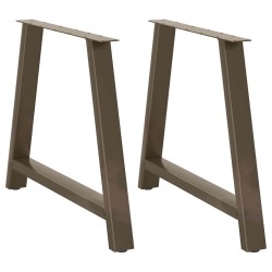 Pieds de table à manger en forme de A 2 pièces 90 x (72-73) cm Acier 567170567170