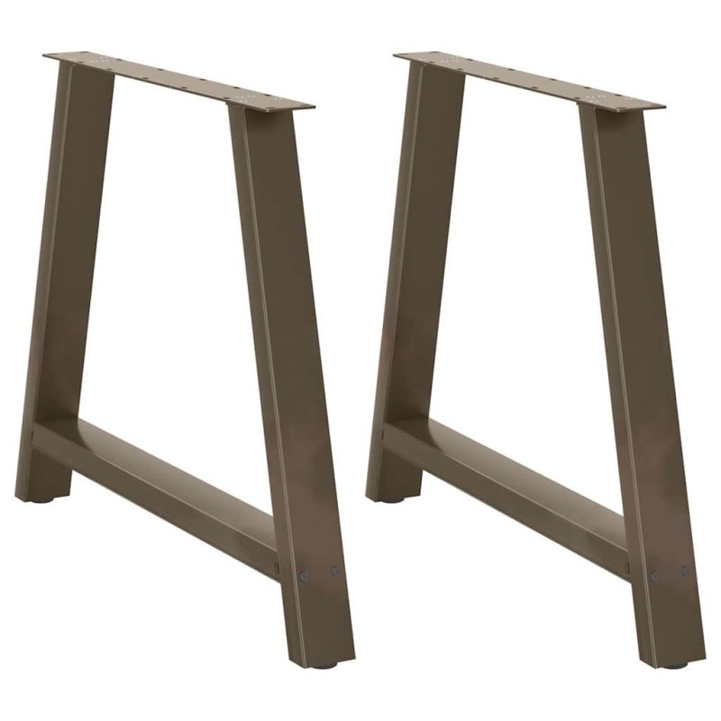 Pieds de table à manger en forme de A 2 pièces 90 x (72-73) cm Acier 567170567170