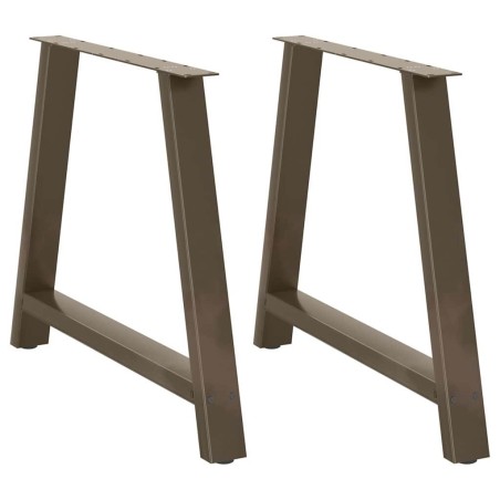 Pieds de table à manger en forme de A 2 pièces 90 x (72-73) cm Acier 567170567170