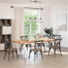 Pieds de table à manger en forme de A 2 pièces Blanc 90 x (72-73) cm Acier 567171567171