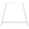 Pieds de table à manger en forme de A 2 pièces Blanc 90 x (72-73) cm Acier 567171567171