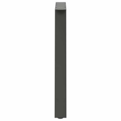 Pieds de table à manger en forme de A 2 pièces Anthracite 70 x (72-73) cm Acier 567172567172