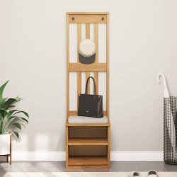 Portemanteau SANDNES 45x40x159,5 cm bois massif pin 567175567175