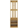 Portemanteau SANDNES 45x40x159,5 cm bois massif pin 567176567176