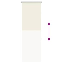 Store enrouleur occultant blanc cassé 45x130cm largeur du tissu 567192567192