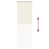 Store enrouleur occultant blanc cassé 45x130cm largeur du tissu 567192567192