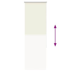 Store enrouleur occultant blanc cassé 50x130cm largeur du tissu 567193567193