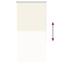 Store enrouleur occultant blanc cassé 70x130cm largeur du tissu 567194567194