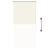 Store enrouleur occultant blanc cassé 70x130cm largeur du tissu 567194567194