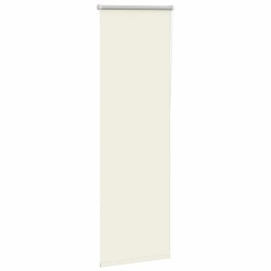Store enrouleur occultant blanc cassé 50x175cm largeur du tissu 567265567265