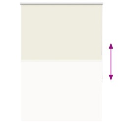 Store enrouleur occultant blanc cassé largeur du tissu 105,7 cm 567267567267