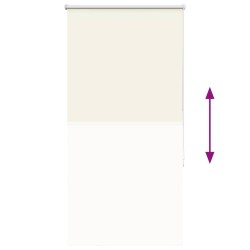 Store enrouleur occultant blanc cassé 70x130cm largeur du tissu 567274567274