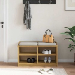 Banc de couloir SANDNES 87x40x50 cm bois de pin massif 567292567292